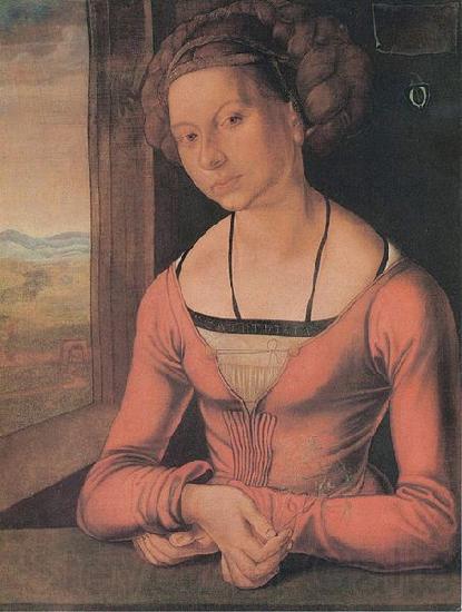 Albrecht Durer Die Ferlegerin mit geflochtenem Haar France oil painting art